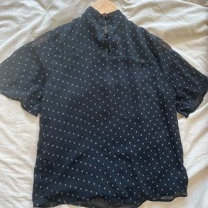 Patterned Work Blouse